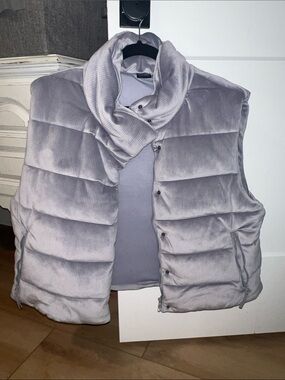 Avia XXL (20) Light Purple Puffer Vest with High Collar